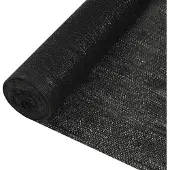 vidaXL Filet brise-vue Noir 1,8x25 m PEHD 195 g/m²