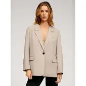 TeeShoppen Blazer ' Oversized ' gris