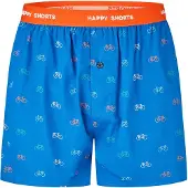Happy Shorts Boxers ' Sommer Style ' bleu / orange