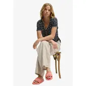 Superdry Claquettes / Tongs framboise / blanc