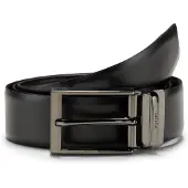 JOOP! Ceinture brun foncé / noir