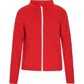 MO Veste de survêtement rouge / blanc