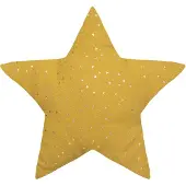 Atmosphera Coussin Enfant Oya Étoile Jaune Moutarde
