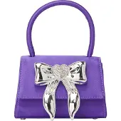 Faina Sacs à main bleu violet / argent / transparent