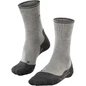 Falke - Chaussettes de randonnée - TK2 Explore Wool Silk W Light Grey pour Femme en Laine - Taille 39-40 - Gris