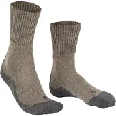 Falke - Chaussettes de randonnée en laine de mérinos - TK1 Adventure Wool M Kitt Mouline pour Femme en Laine - Taille 42-43 - Beige