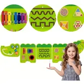 Vigatoys Viga Crocodile Panneau sensoriel manipulateurMontessori Certificat