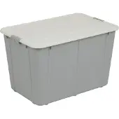 BranQ Bac de rangement Velur 60 L gris clair