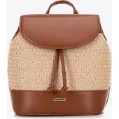 WITTCHEN sac à dos femme, tissé, marron et beige, polyuréthane