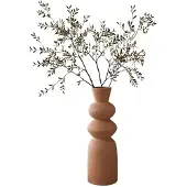 Atmosphera VASE CÉRAMIQUE TOTEM EZIA 48CM MARRON TONKA
