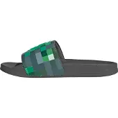 Adidas Claquettes / Tongs 'ADILETTE SHOWER - MINECRAFT' anthracite / vert clair / vert foncé / blanc