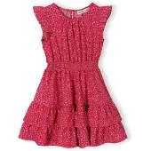 MINOTI Robe rose foncé / blanc
