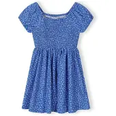 MINOTI Robe bleu roi / blanc