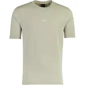 BOSS pour homme. 50473278 T-shirt en coton stretch beige (XXL), Casuel, Manche courte