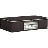 vidaXL Boîte de rangement avec fenêtre latérale transparente, lot de 2