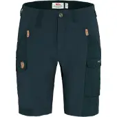 Fjällräven - Short de randonnée - Nikka Shorts Curved W Dark Navy pour Femme - Taille S/M