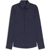BOSS Chemise Slim imprimée en tissu stretch performant