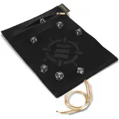 Enhance Gaming Tabletop Roll on a Scroll Würfeltasche mit Würfel Black