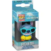 Funko POP! Porte-clés Pocket POP Disney Lilo & Stitch - Stitch dans son tube