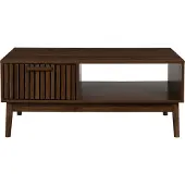 Home Deco Factory Table Basse - - Klaus - Élégante - Pratique - Marron