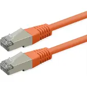 Roline Câble de raccordement Cat.6 (Classe E), PoE, S/FTP (PiMF), orange, 20 m