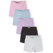 MINOTI Leggings bleu clair / gris clair / lavande / rose clair / noir