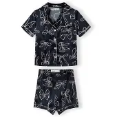 MINOTI Pyjama bleu foncé / blanc