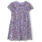 MINOTI Robe lavande / rose ancienne / argent