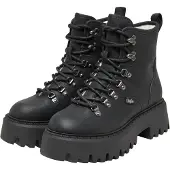 Buffalo Bottines à lacets 'Aspen' noir