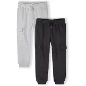 MINOTI Pantalon gris chiné / noir chiné