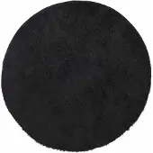 vidaXL Tapis shaggy à poils longs NAVARRA noir 240x240 cm polyester