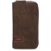Zwei Porte-monnaies 'MADEMOISELLE.M MW2' brun foncé