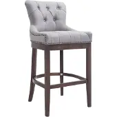 CLP Tabouret de bar Lakewood Tissu, antique