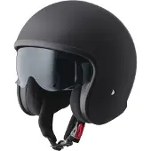 GMS-Moto Ride, casque ouvert ,Mat Noir ,S