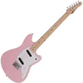Gear4Music Seattle Electric Guitar by Pink
