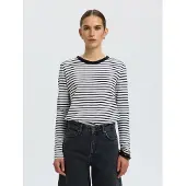 Selected T-shirt noir / blanc