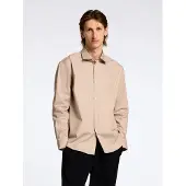 Selected Oversize Chemise Homme Marron S