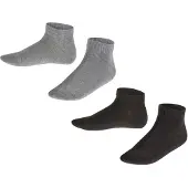 Falke Chaussettes gris chiné / noir