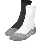 Falke Chaussettes de sport gris / noir / blanc