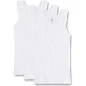 Sanetta Maillots de corps Fille Maillot de corps Paquet de 3 enfant - Blanc - 8 / 9 ans