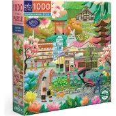 Eeboo Puzzle 1000 pieces - Seasons in Kyoto