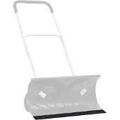 vidaXL Barre en caoutchouc pour chasse-neige Noir 180x15x1 cm