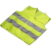 Hama Gilet de sécurité pour enfants Automotive, jaune fluo (Taille unique)