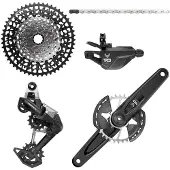 Sram Eagle 90 Groupset Argenté 175 mm 32t / 10-52t