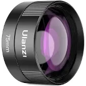 Ulanzi CL 003 75mm Macro Mobile lens, Téléphone portable : accessoires, Pink, Noir