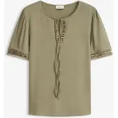 Bonprix T-shirt tunique avec dentelle