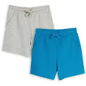 Bonprix Lot de 2 shorts en jersey 100% coton