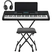 Gear4Music K2 61-Note Keyboard with Bluetooth by Stand Pack