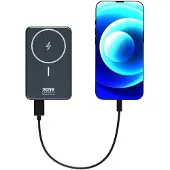 Port Designs 907005 power bank Lithium Polymer (LiPo) 10000 mAh Chargement sans fil Noir