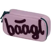 Baagl Étui à crayons, trousse scolaire, fournitures scolaires, pour filles - Rose